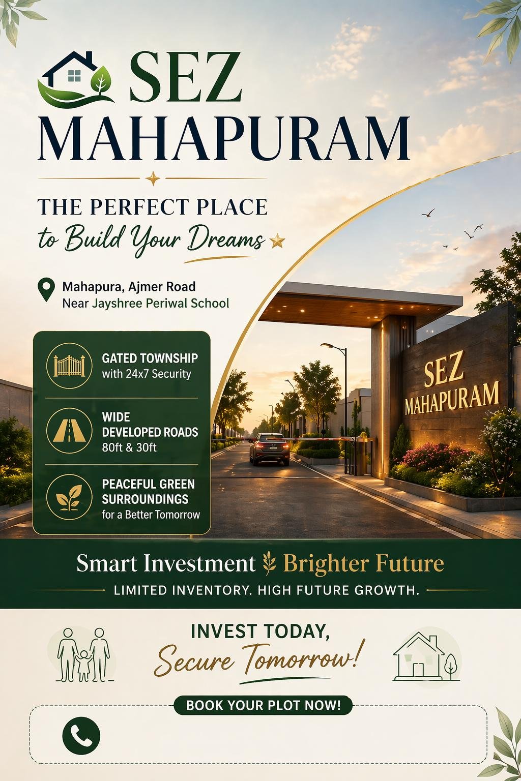 Sez Mahapuram plots in jaipur in Ajmer Road Jaipur - Plot For Sale | Jaipur Dream Homes