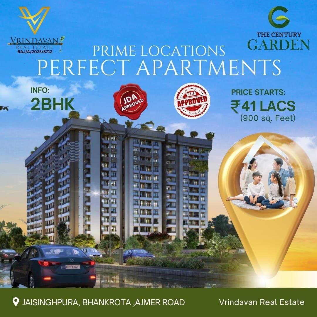 Century Garden 2BHK flats in Ajmer Road Jaipur - Photo 2