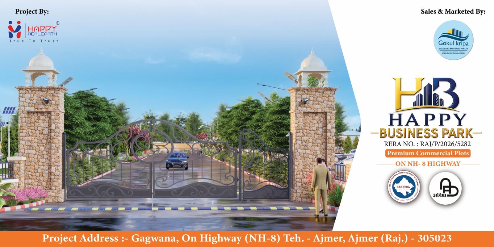 Happy Business Park Ajmer in Ajmer Ajmer - Plot For Sale | Jaipur Dream Homes